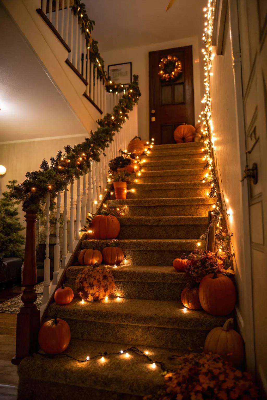 Remodel stairs into a festive focal element.