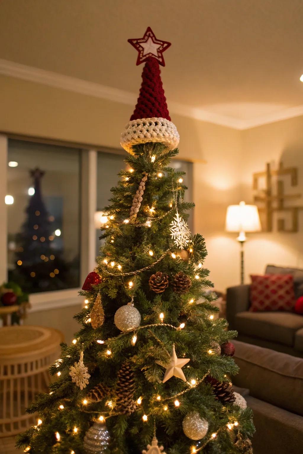 A custom tree figure adds a personal touch.