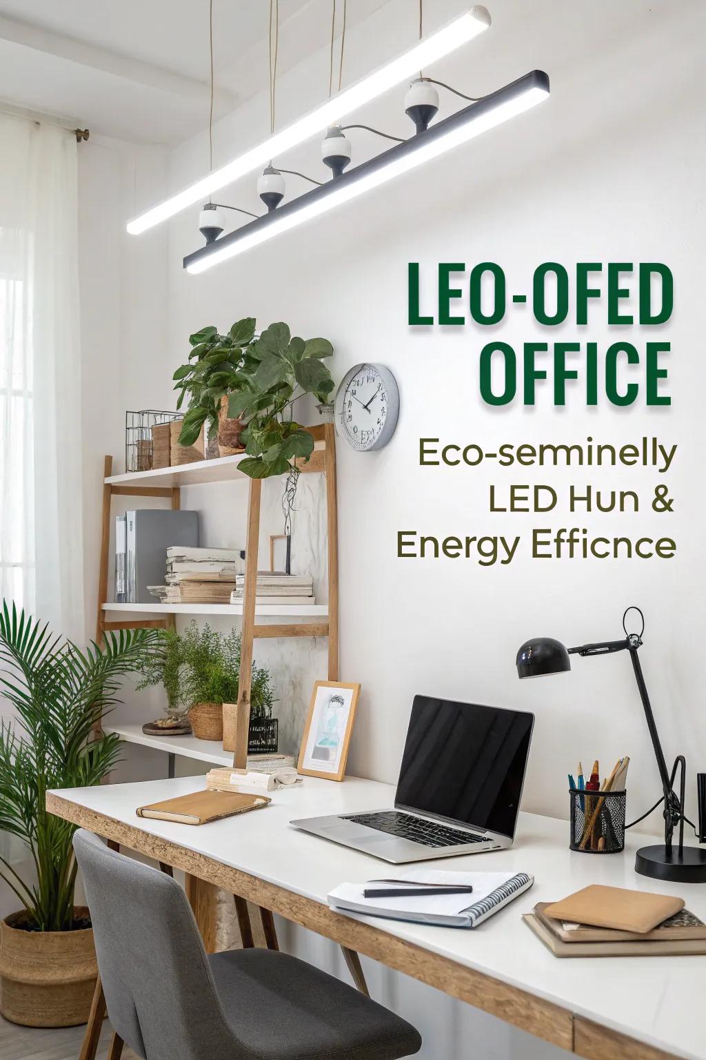 Green lighting solutions support sustainable living.