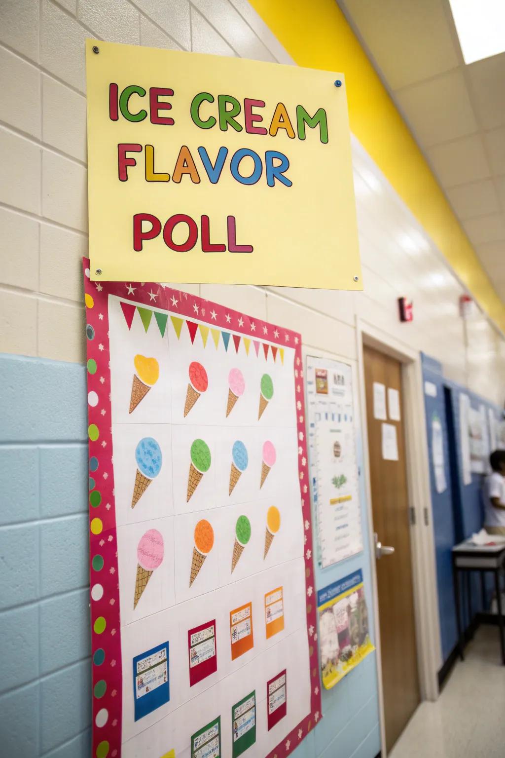 Engage with an interactive chilled treat essence survey.