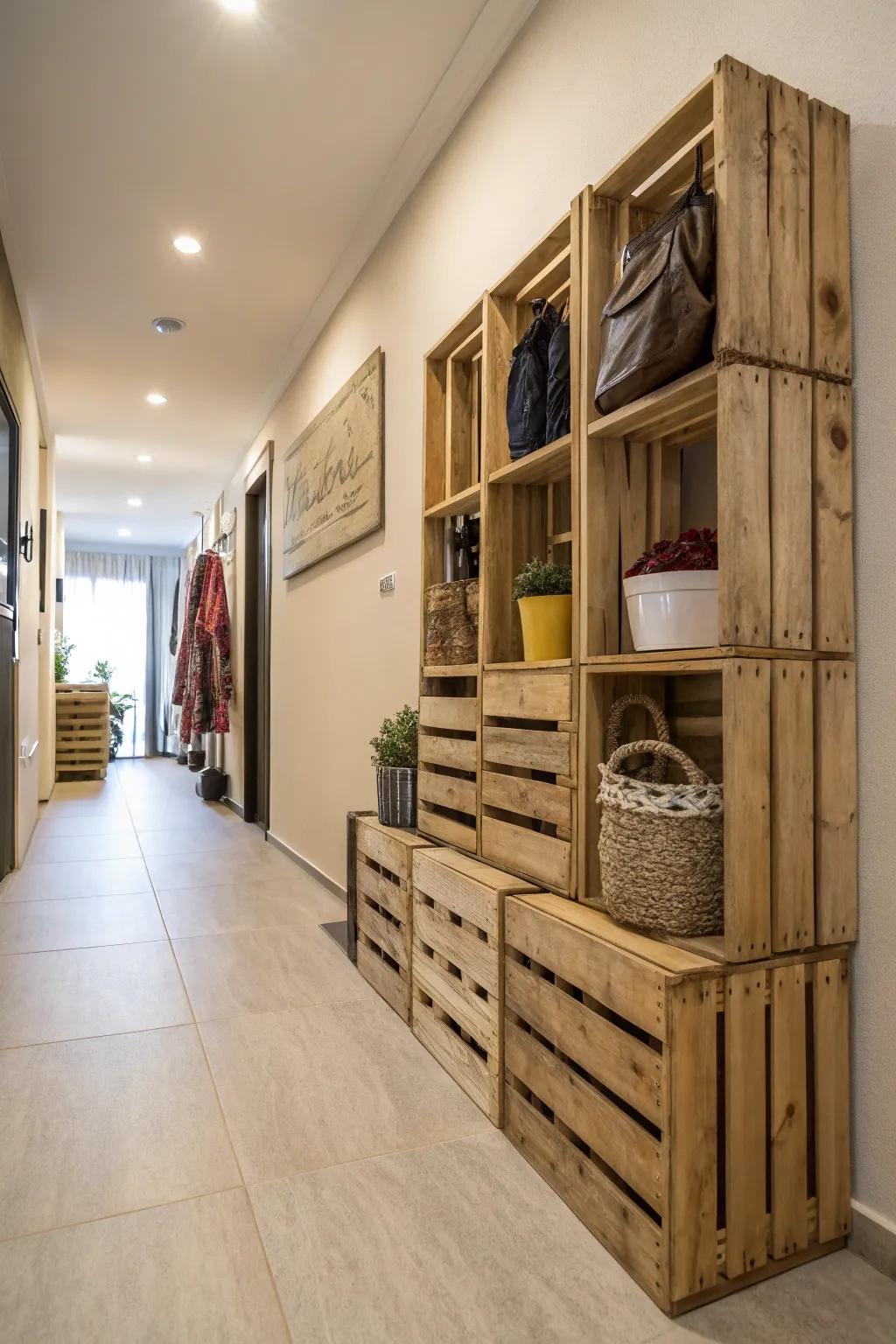 Showing your creativity with a rustic and environmentally conscious design.