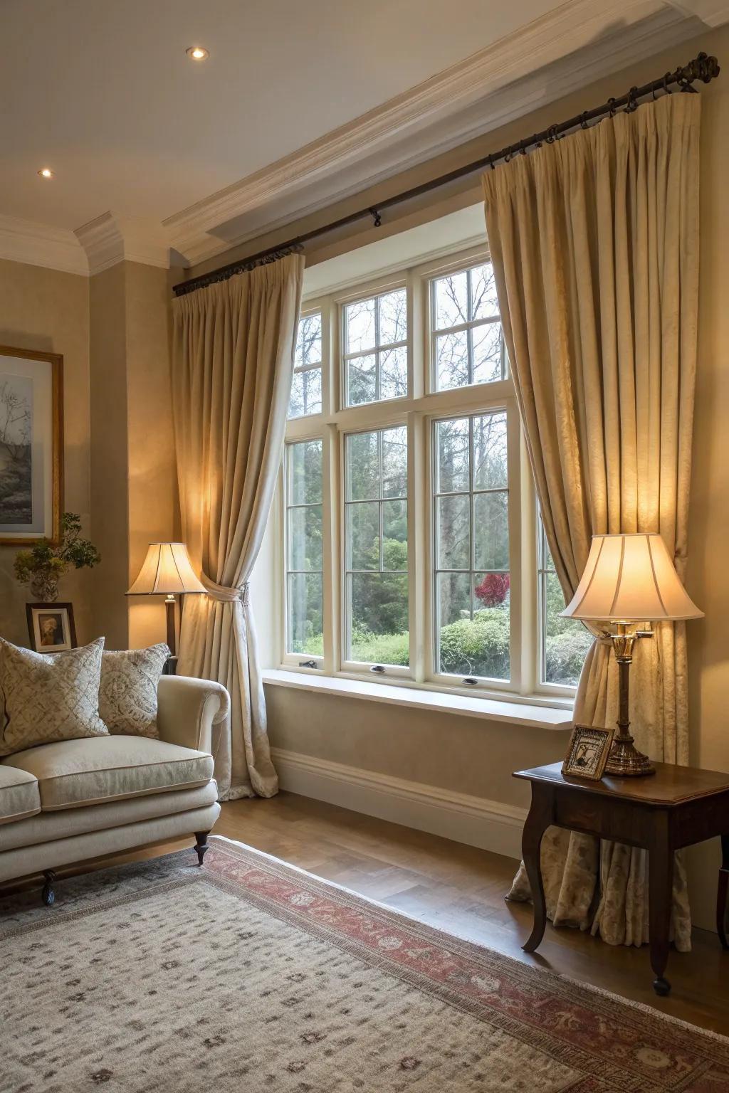 Soothing shades for timeless elegance.