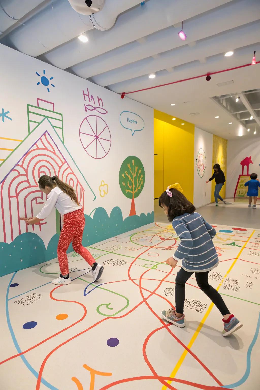 With interactive line art, you can excite and inspire.