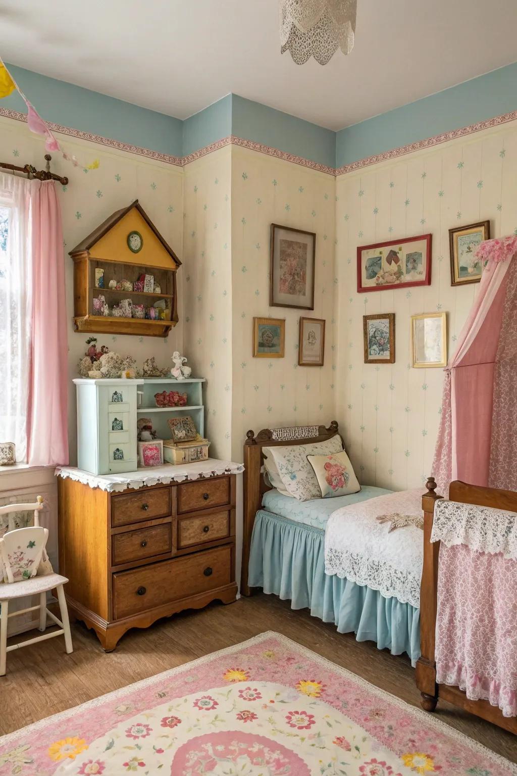 An old love theme that adds charm and beauty.