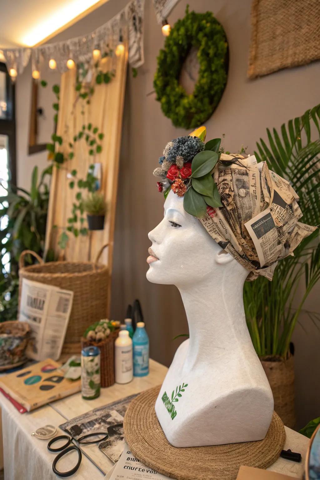 Reclaimed resources unite sustainability and creativity.