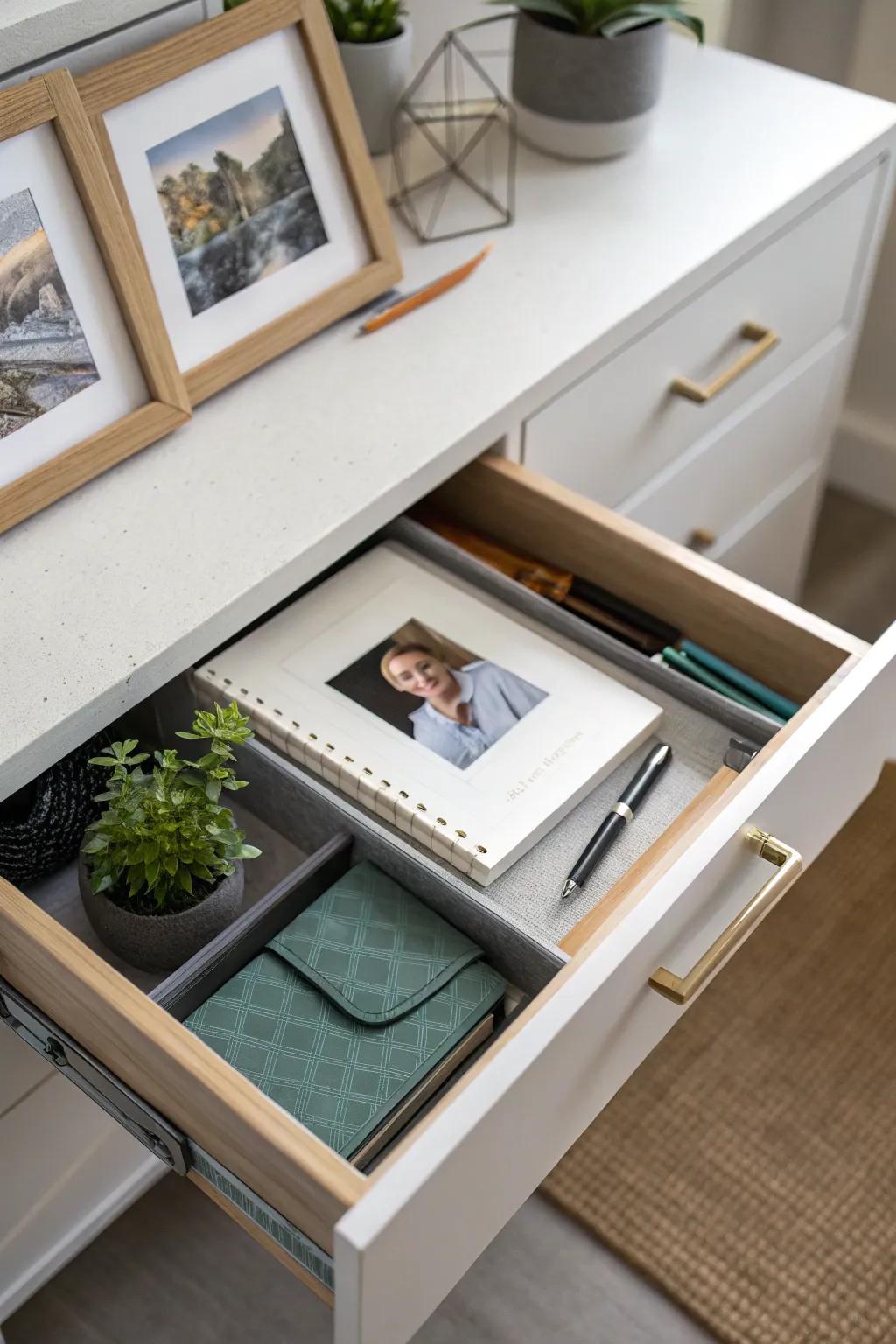 Personal impressions render your workspace feel akin to home.