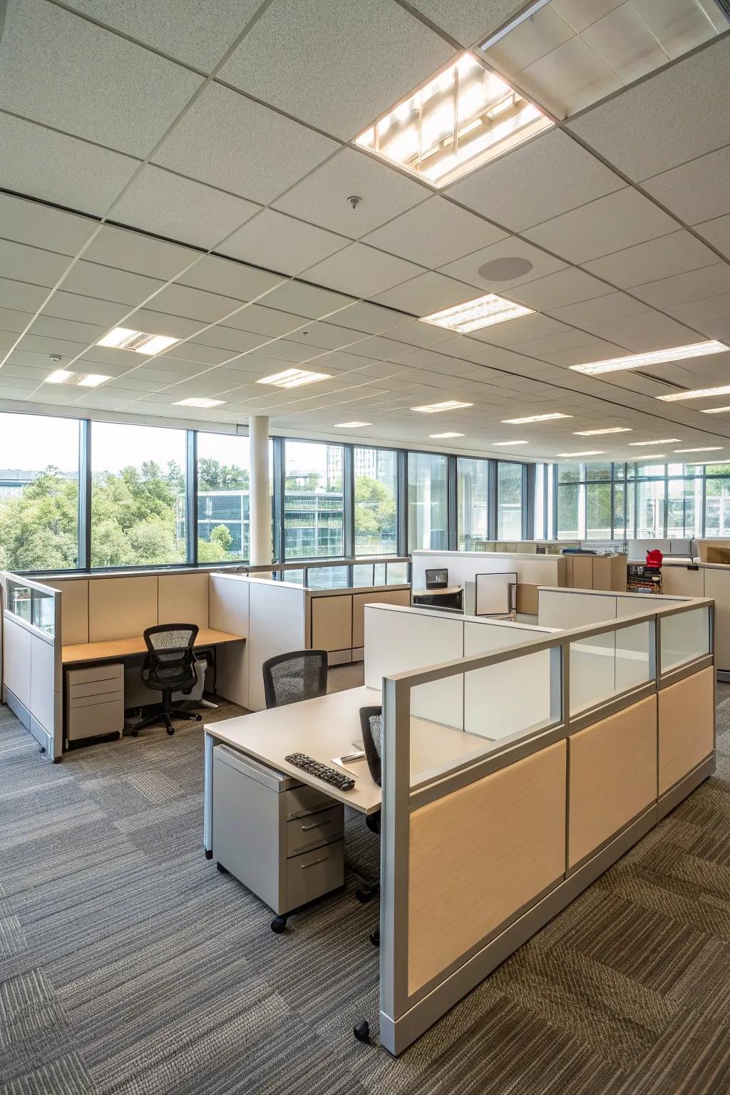 Plan for future expansion with adaptable office layouts.