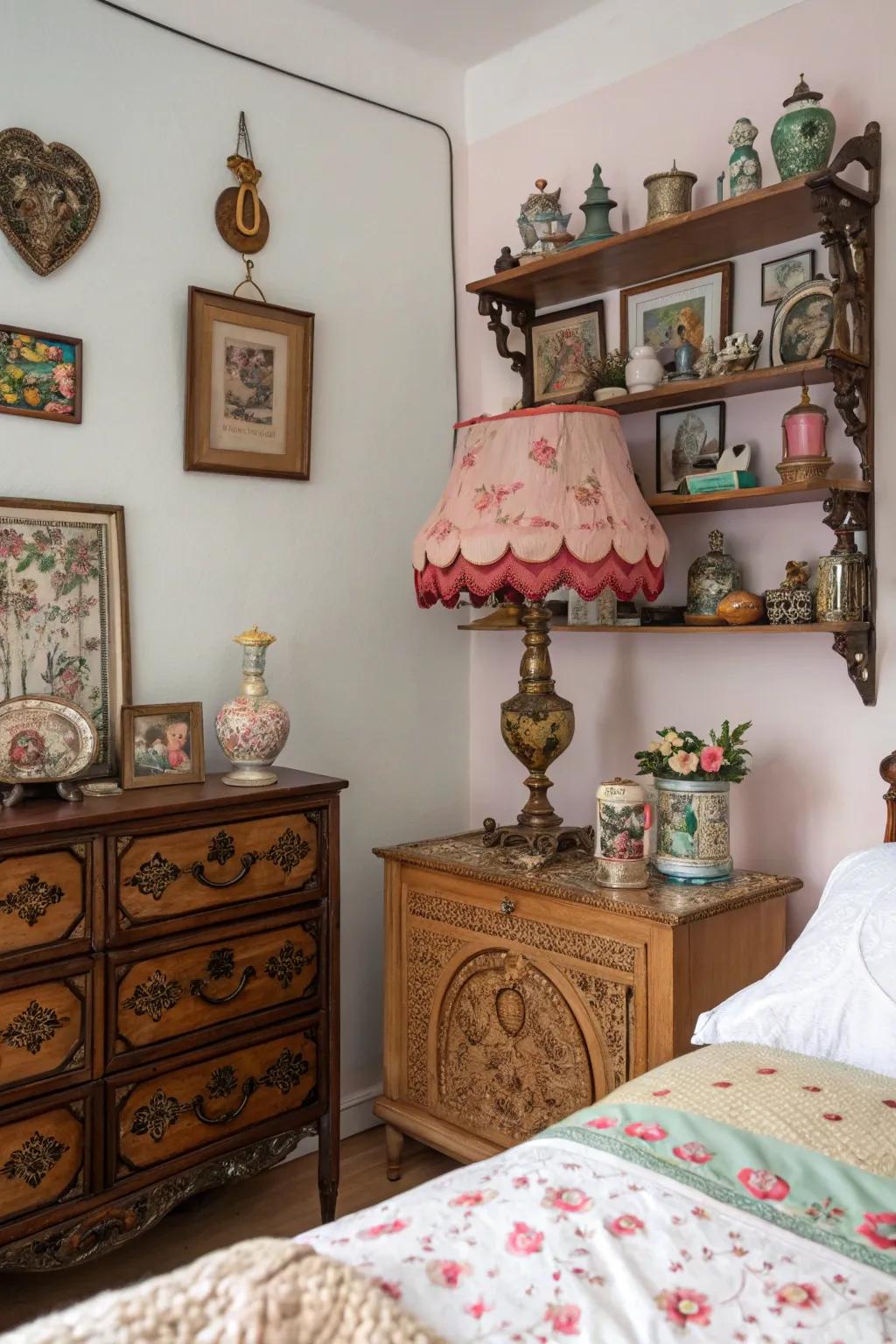 Unique touches add character and charm.