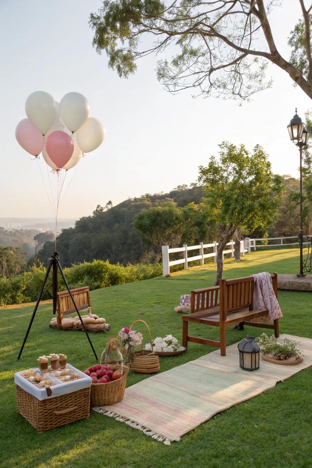 A photo space using props can ensure loads of memorable pictures.