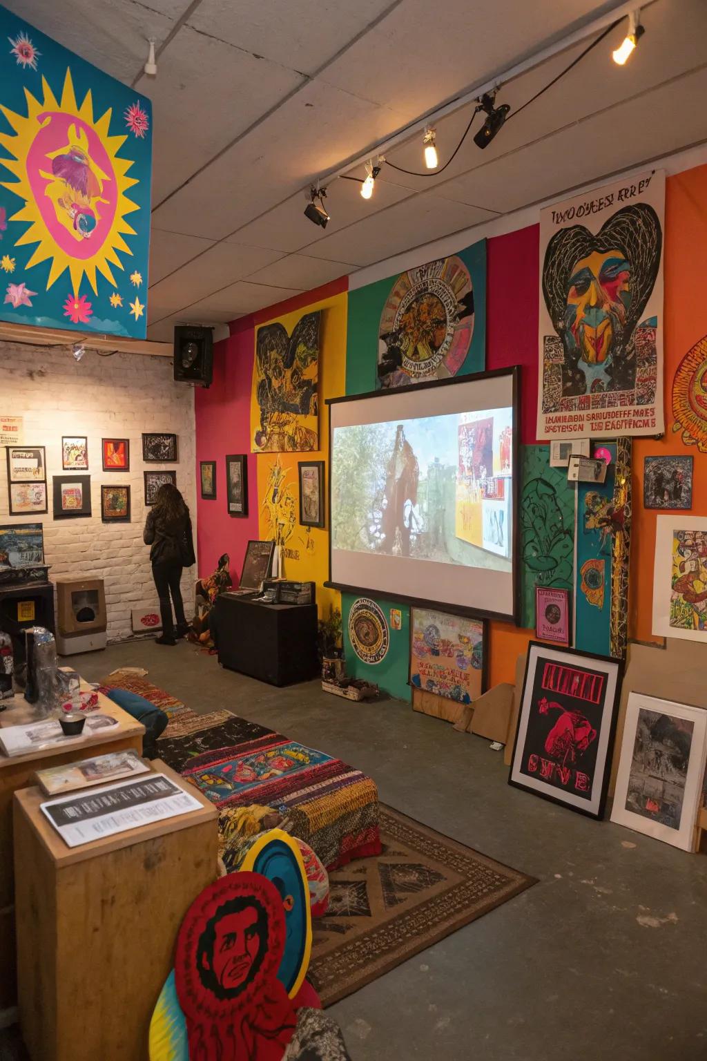 Varied artwork adds personality and vibrancy.
