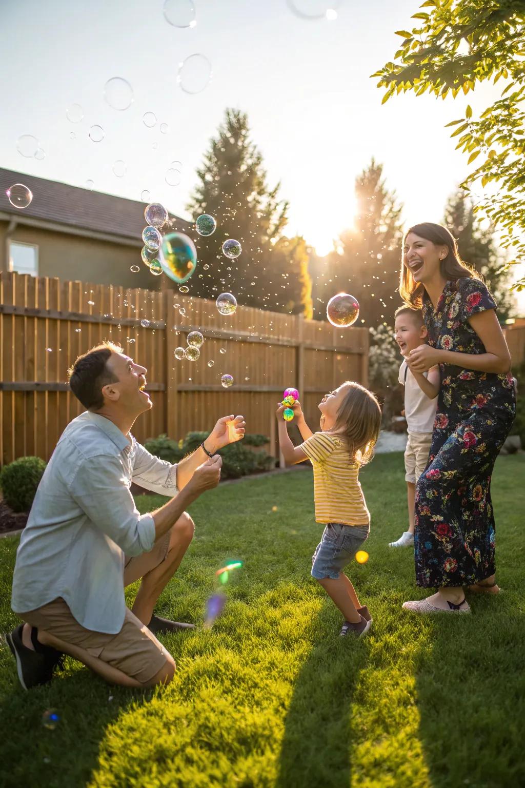 Capture the magic of childhood using lively globules.