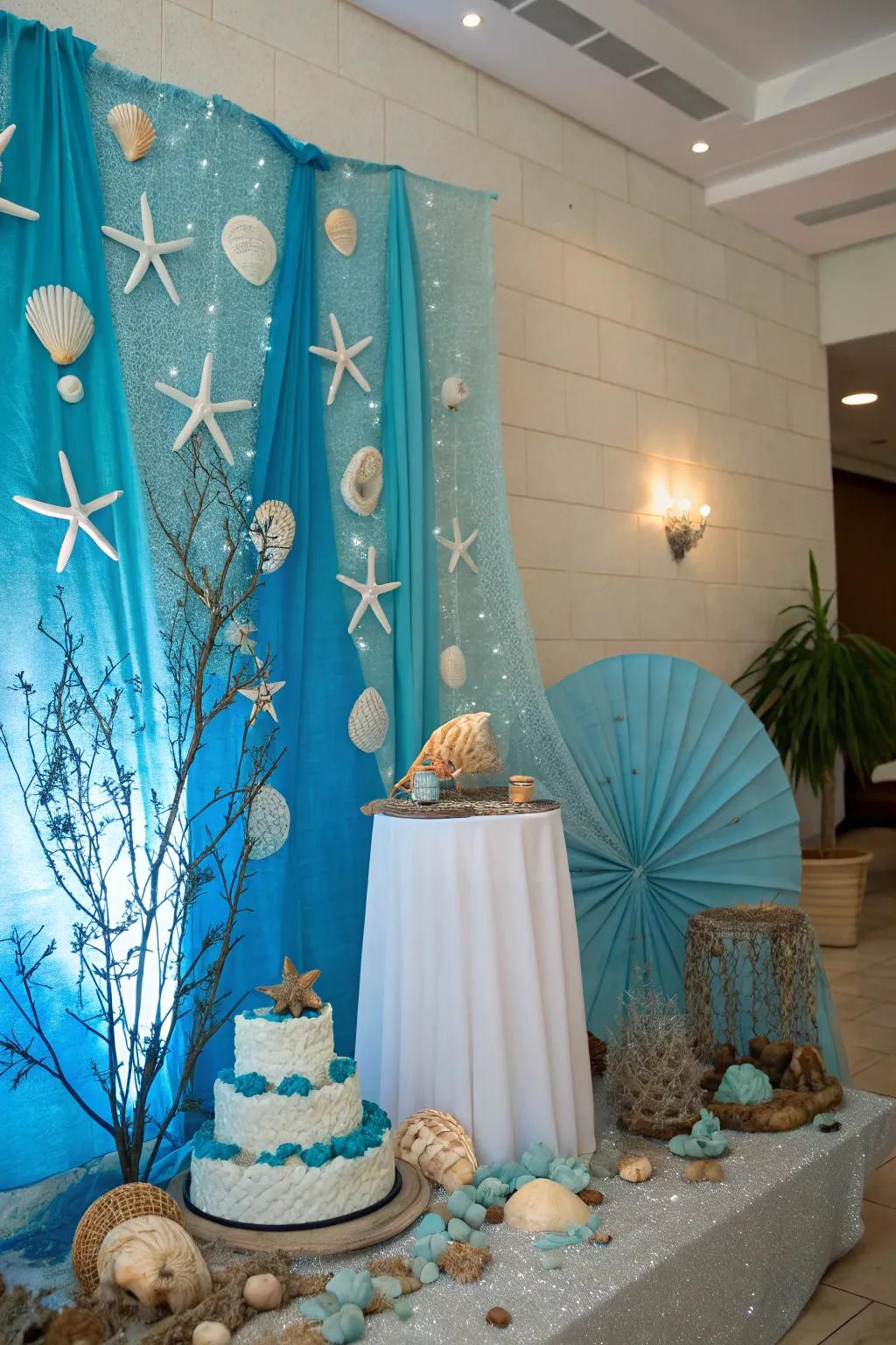 Ocean details create a refreshing and serene backdrop.