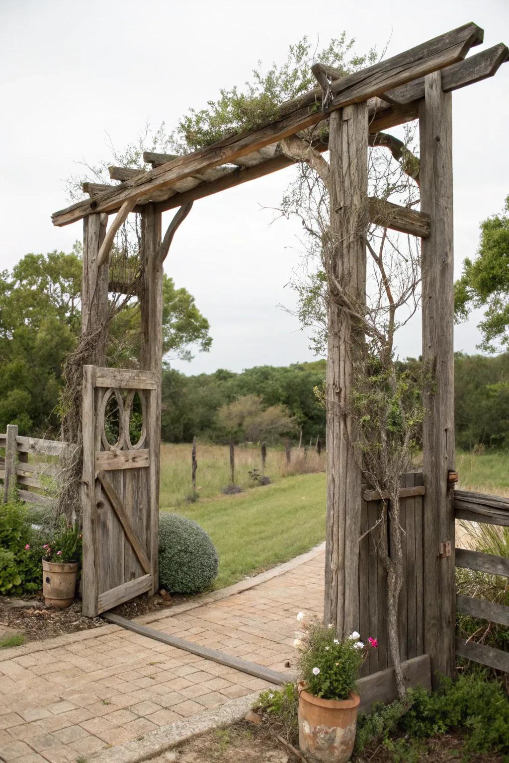 Traditional lumber for timeless warmth.