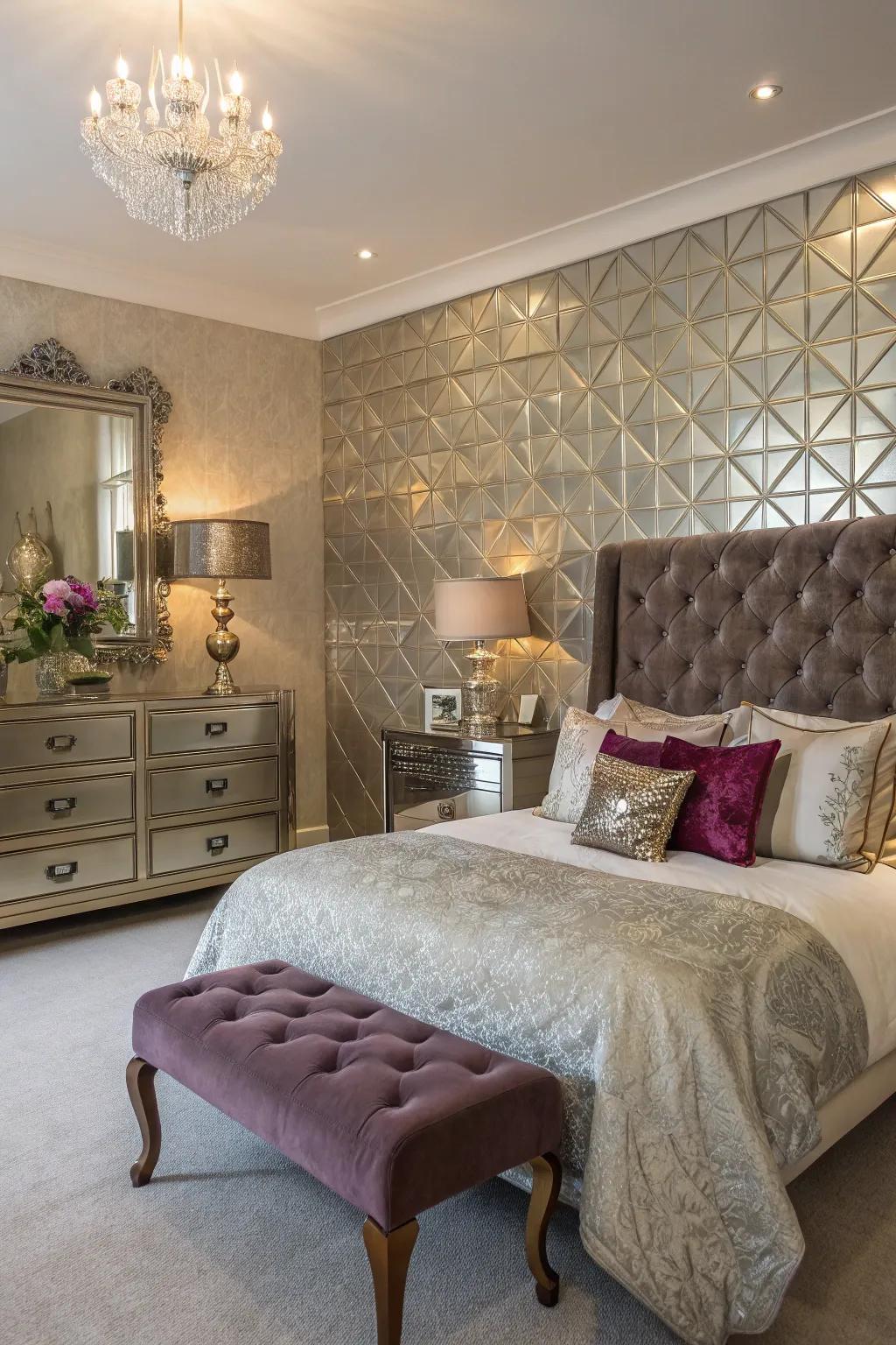 Metallic features add elegance and sophistication.