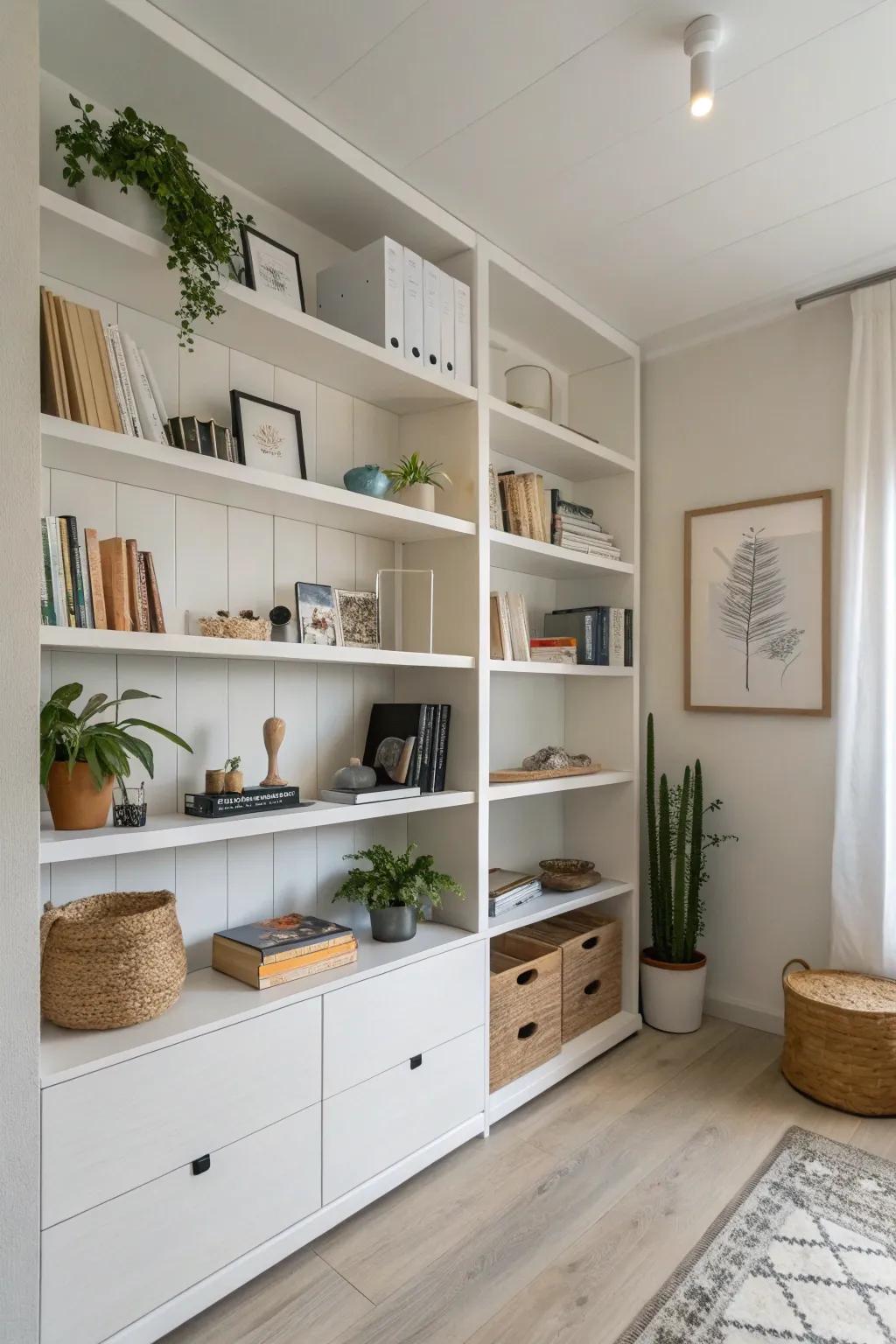 A tidy space promotes clarity.