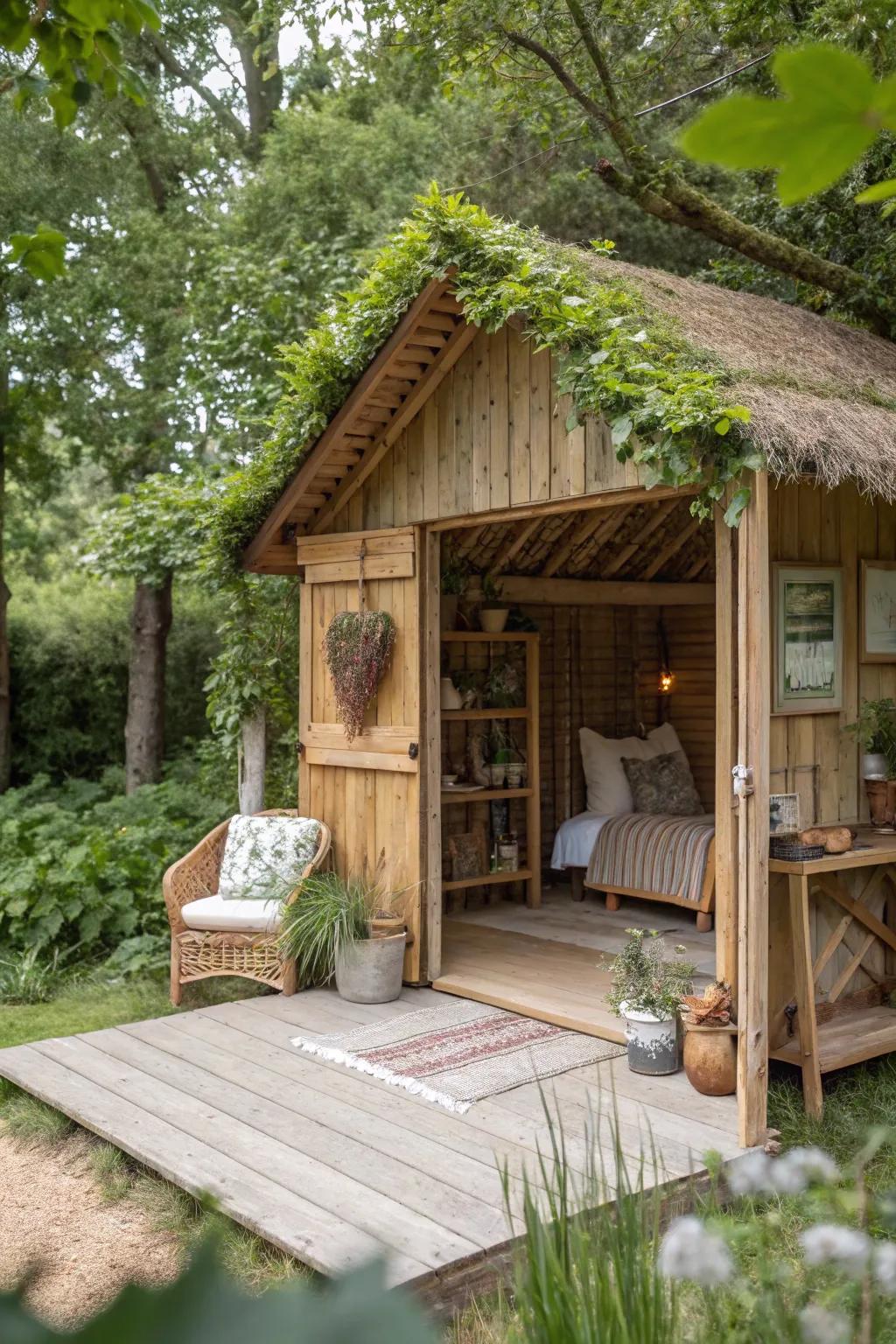 A nature spot promoting relaxation.