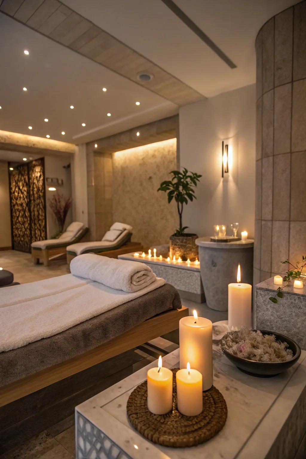 Establish the perfect ambiance through mood illumination.