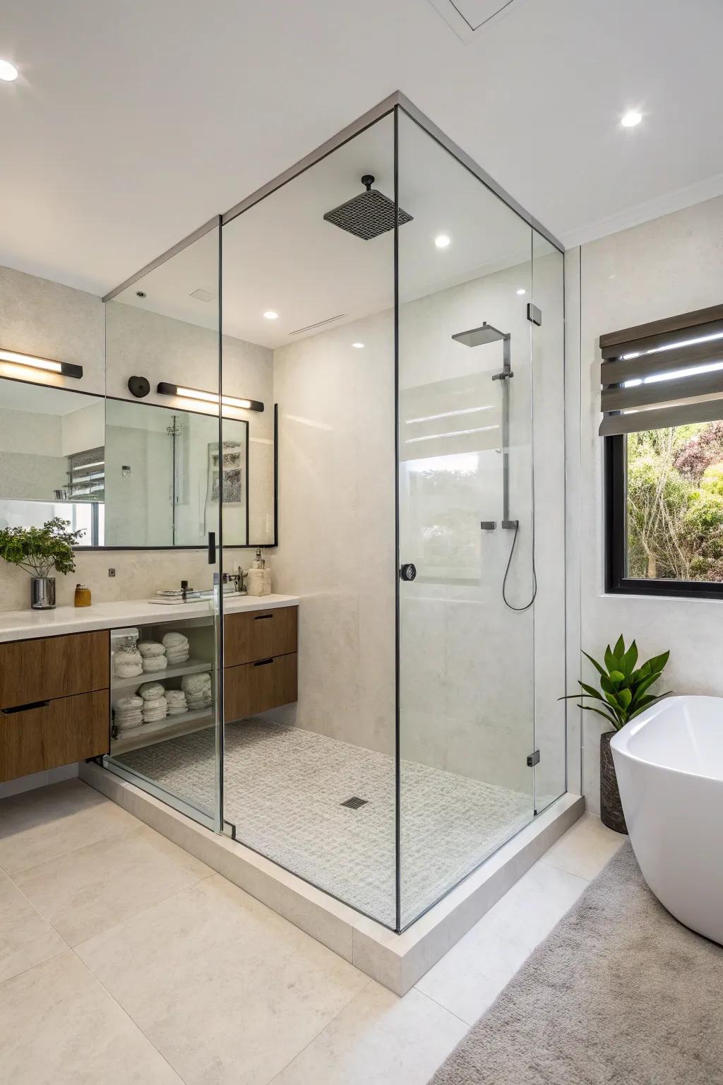 Borderless screens offer a sleek and modern look.