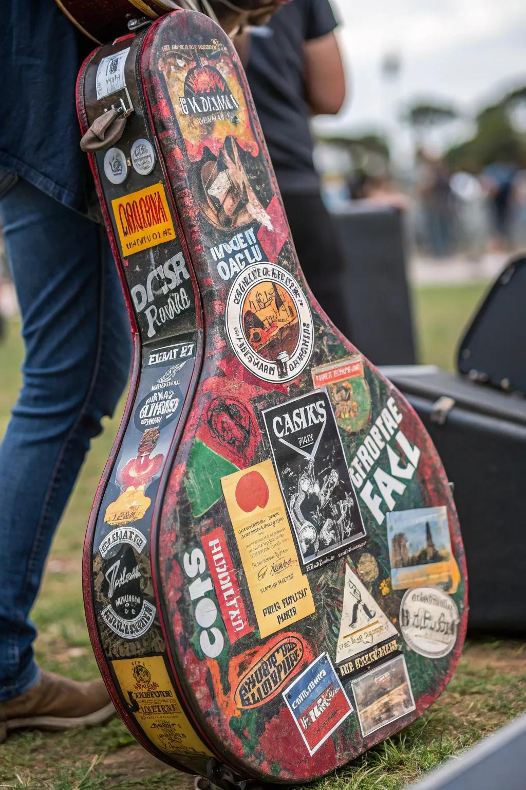 Harmonize your music gear with stickers.