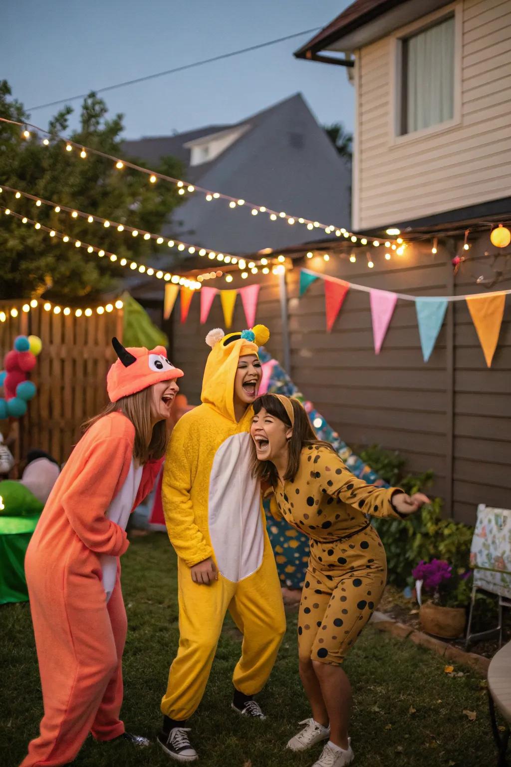 A fun themed costume party for a playful summertime vibe.