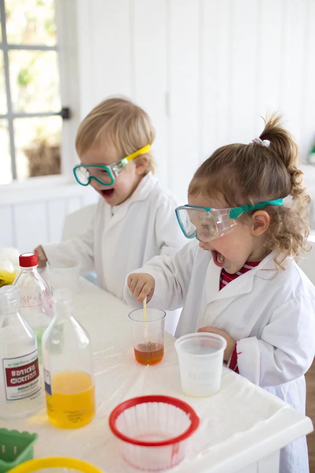 A toddler science zone sparking curiosity and wonder through straightforward experiments.