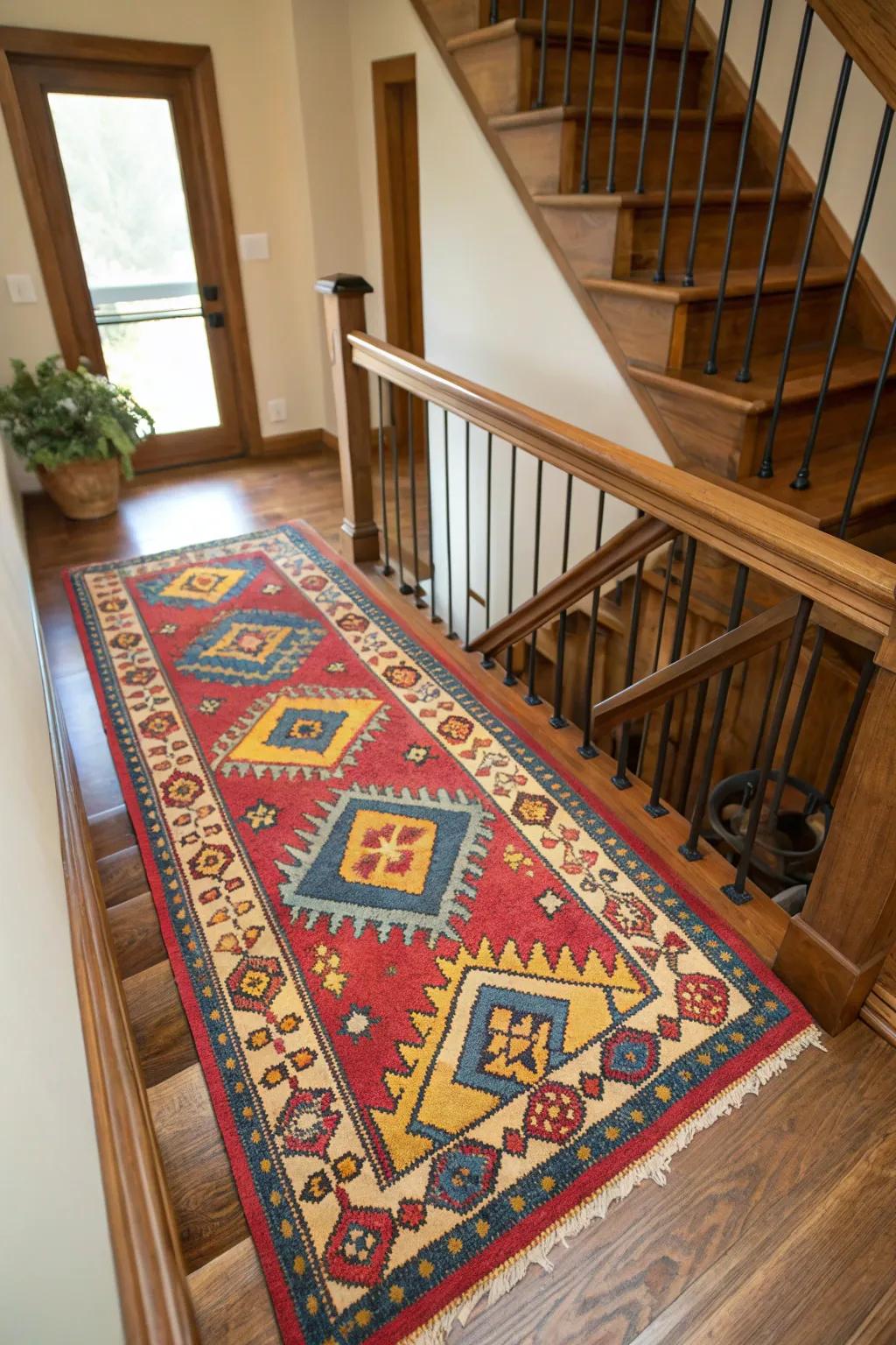 A classic floor covering brings warmth and style.