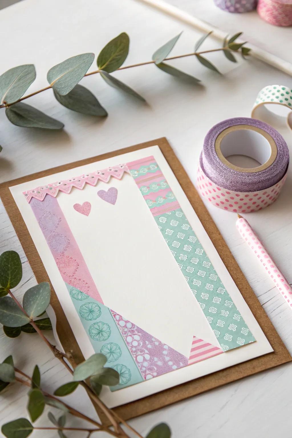 Introduce a hint of ingenuity to your Valentine's stationery with vibrant adhesive film borders&mdash;straightforward, stylish, and effortlessly chic!