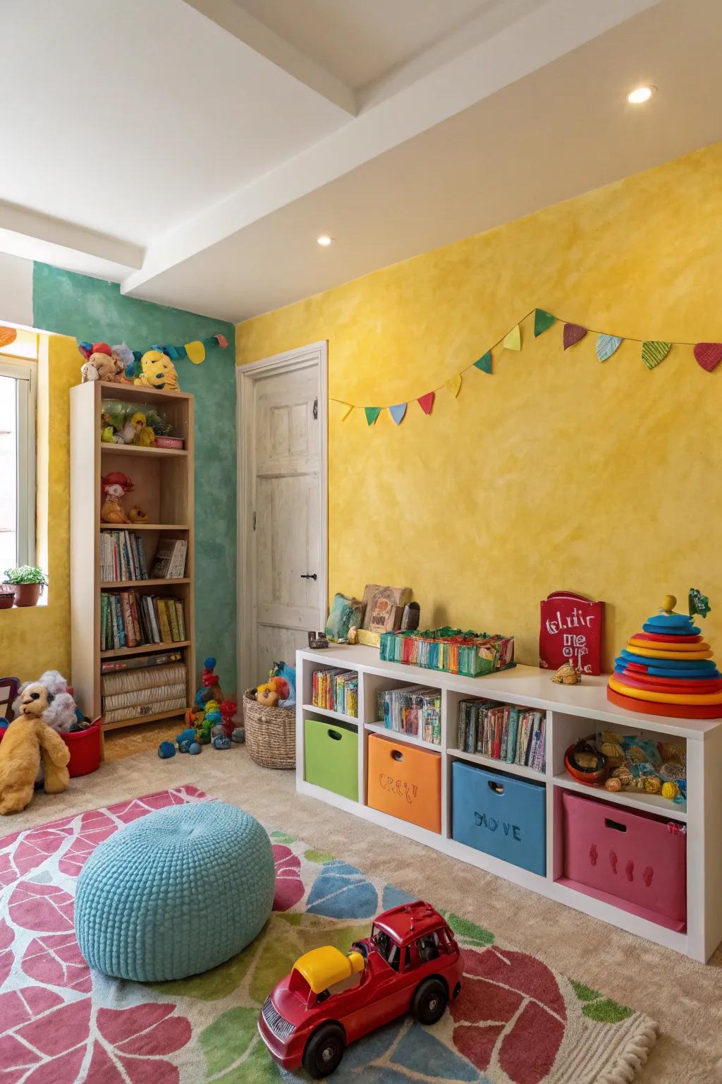 Add whimsy to a kids' room with colorful Plaster of Venice Set.