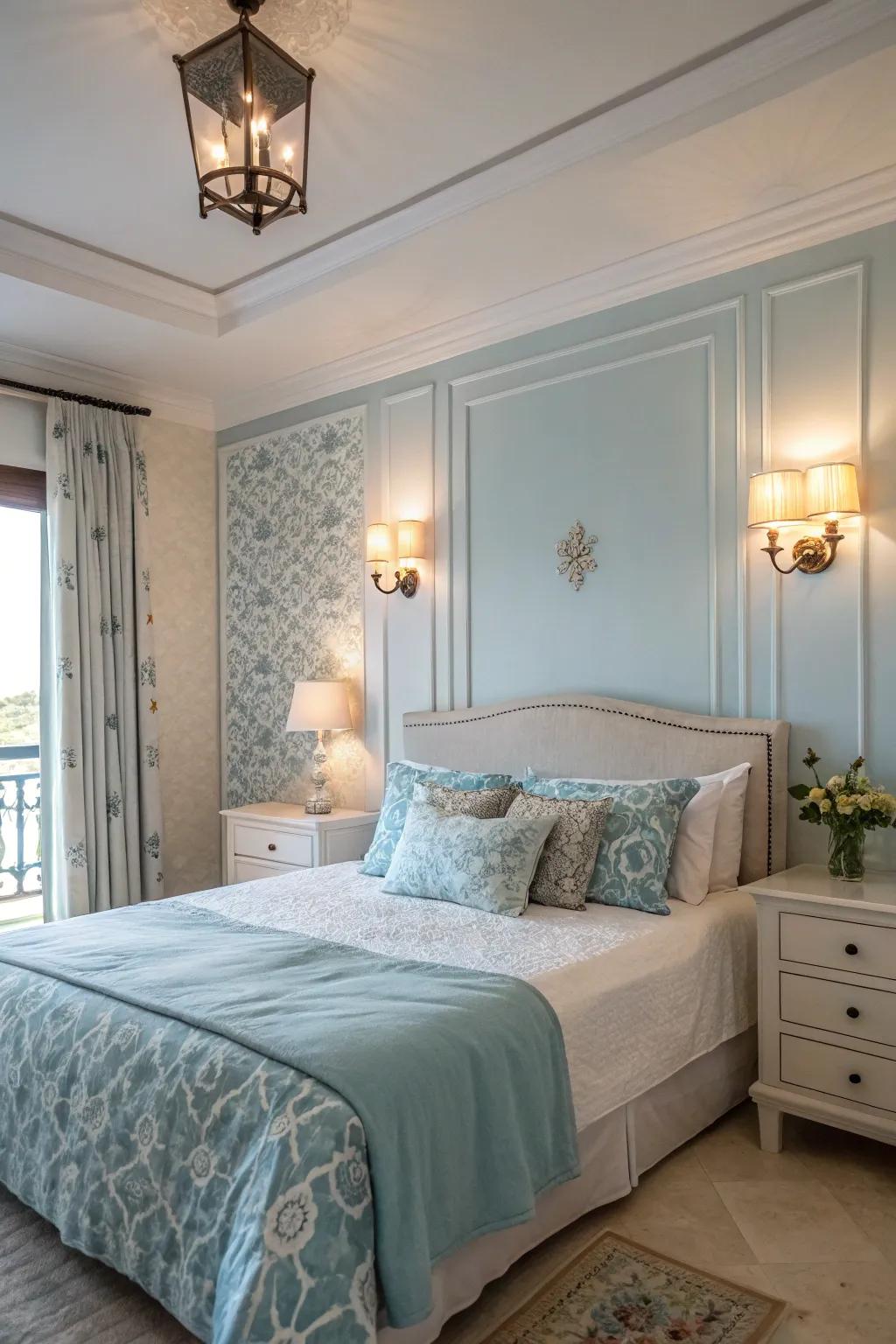 Through the use of soft lights, you can create a sense of calmness.