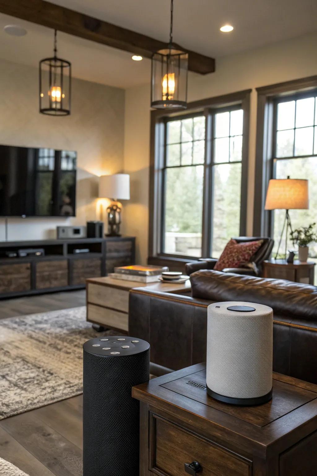 Smart technology contributes convenience and modernity to your living space.