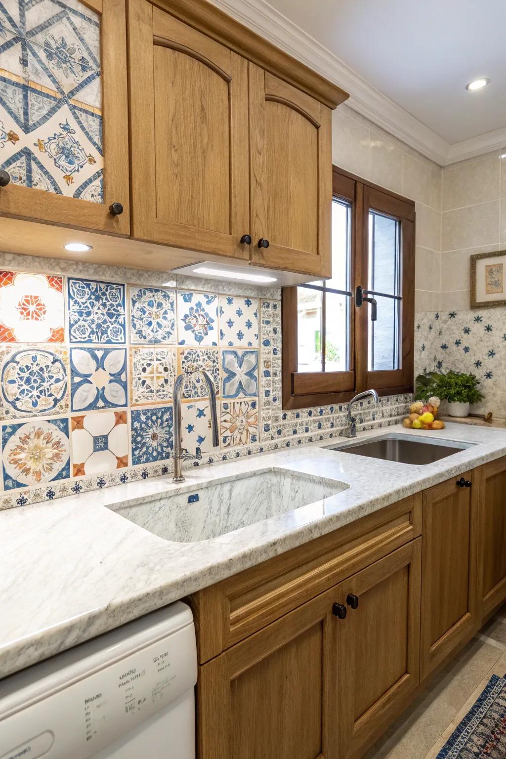 Decorative tiles can be both art and function.
