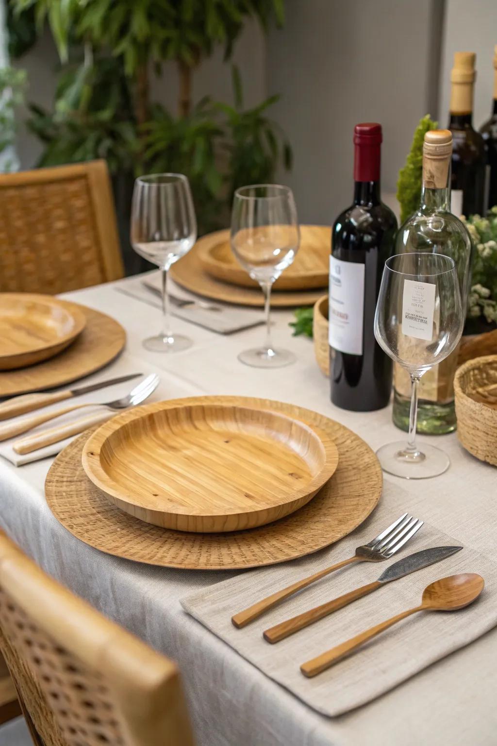 Environmentally-friendly tableware delivers style with sustainability.