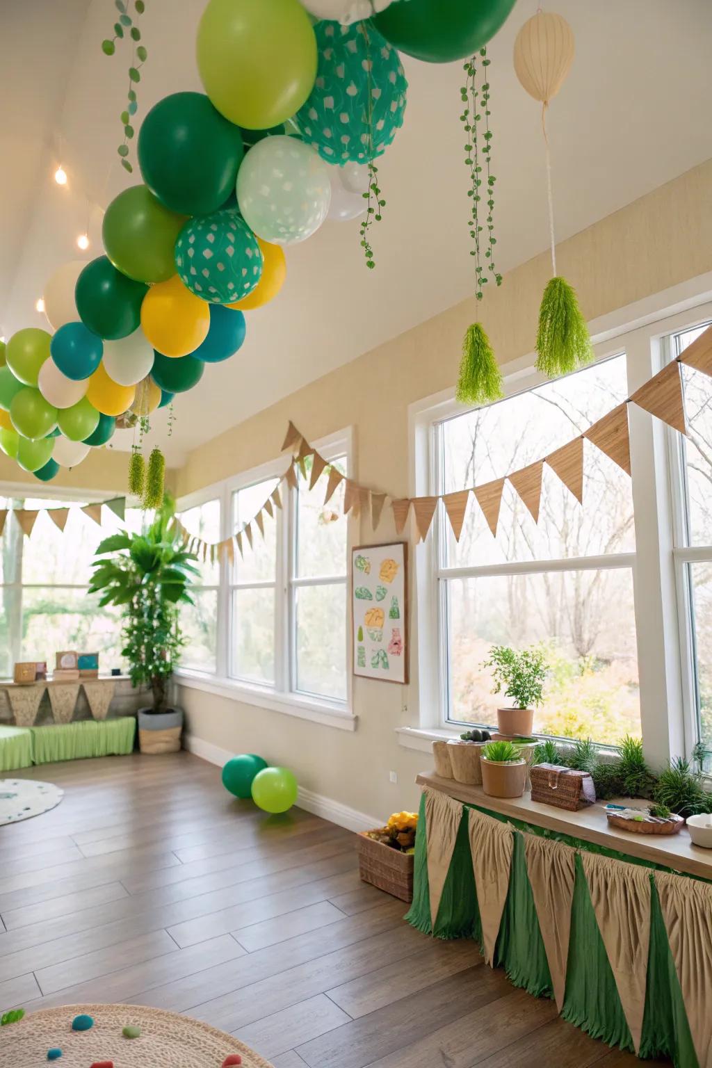 Celebrate consciously with eco-friendly decorations.