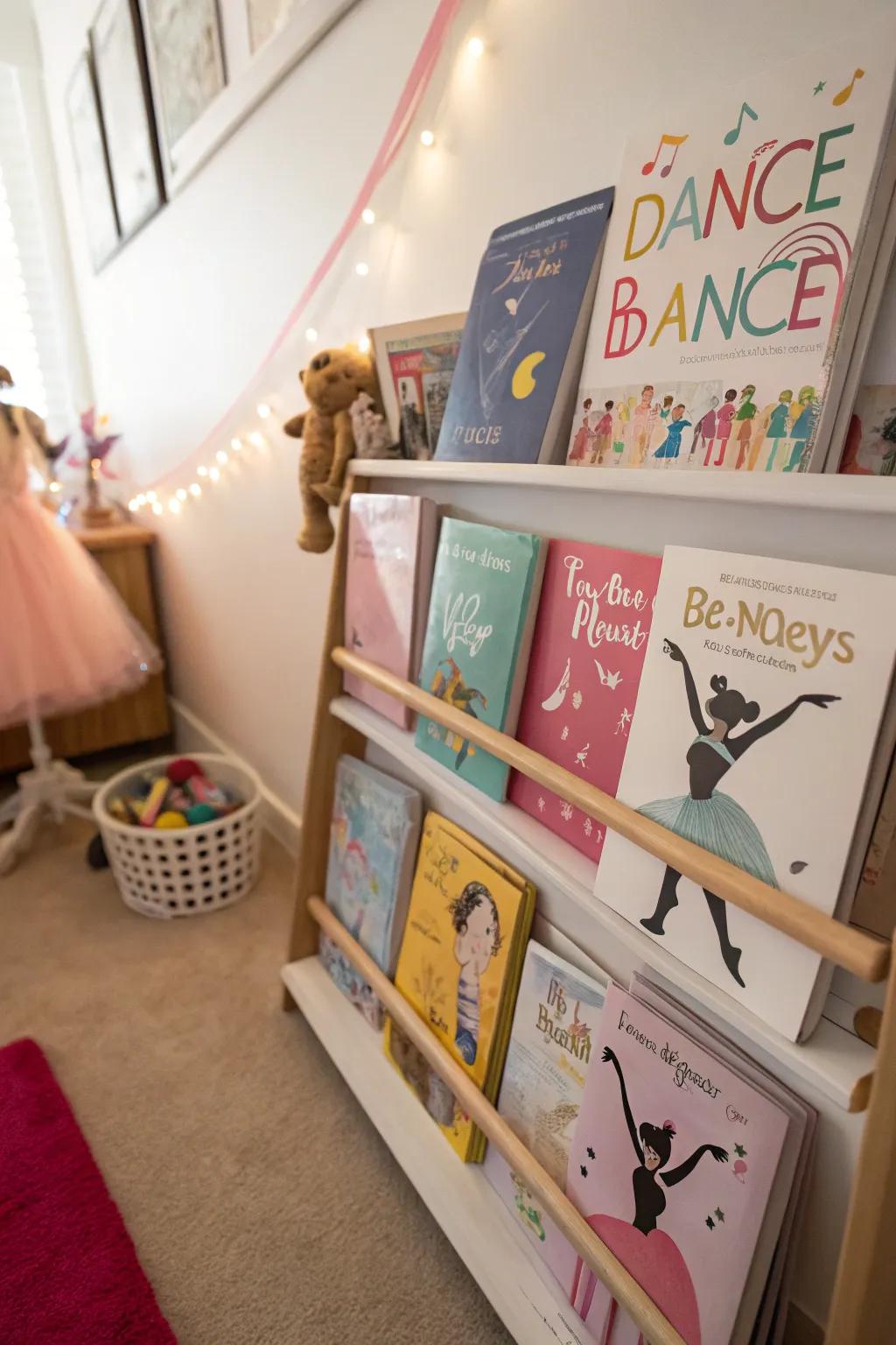 Dance-themed literary works inspire and decorate simultaneously.
