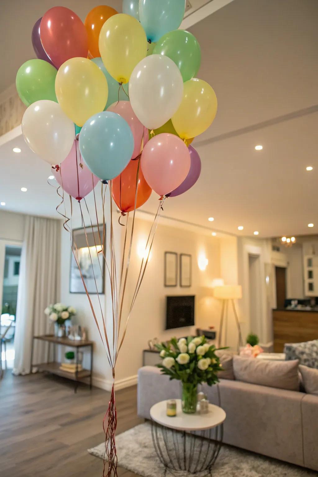 Eco-conscious balloons blend style with sustainability for any decor.