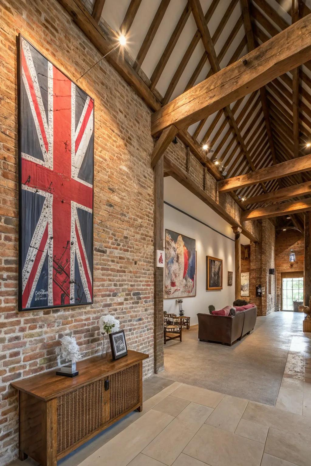 Eye-catching artwork contributes color and personality.