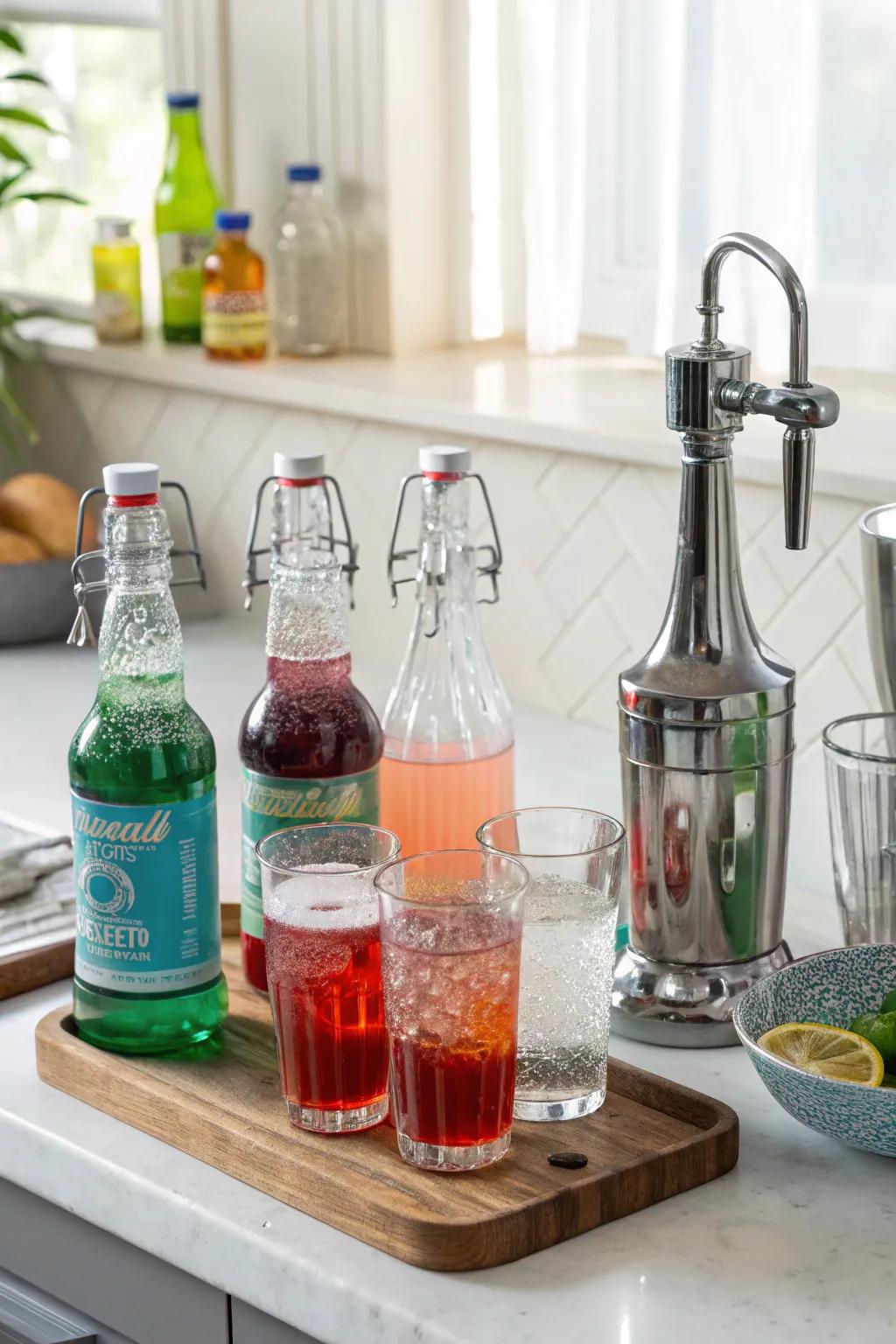 Bring fun to gatherings with a DIY soda shop.