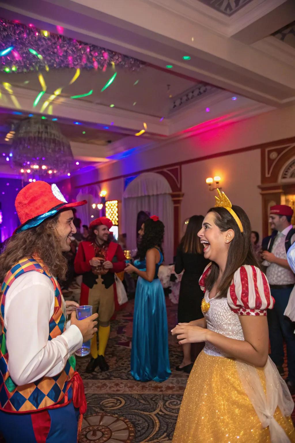A themed costume gathering invites guests to unleash their imagination.