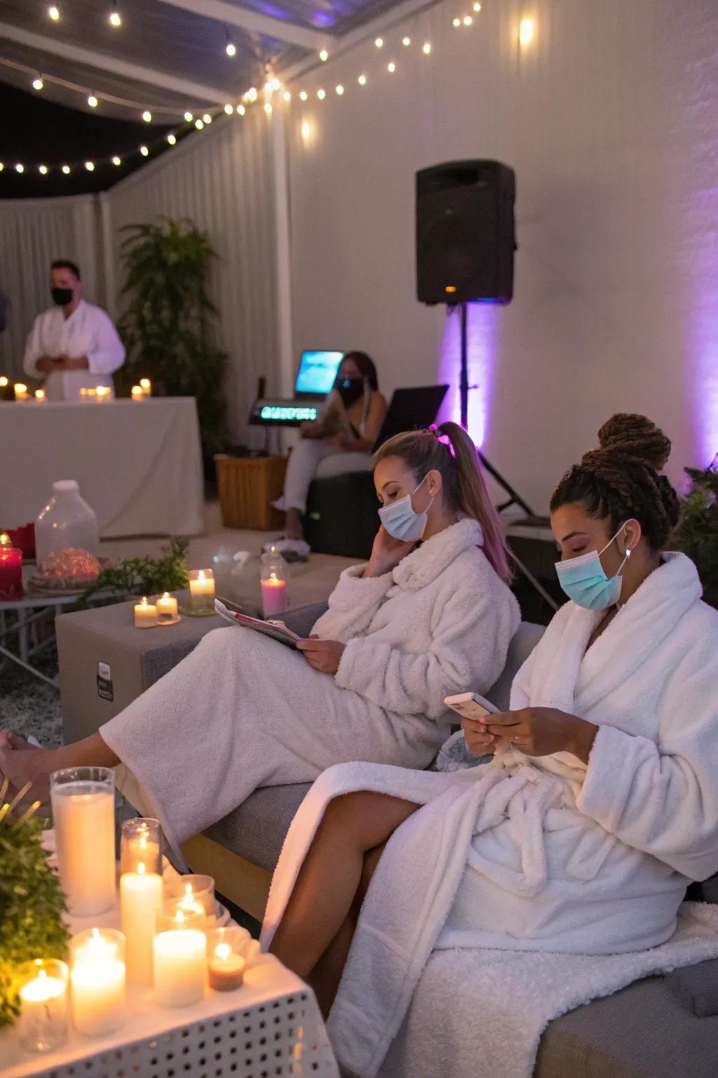 Relax and unwind with a zen getaway-themed celebration.