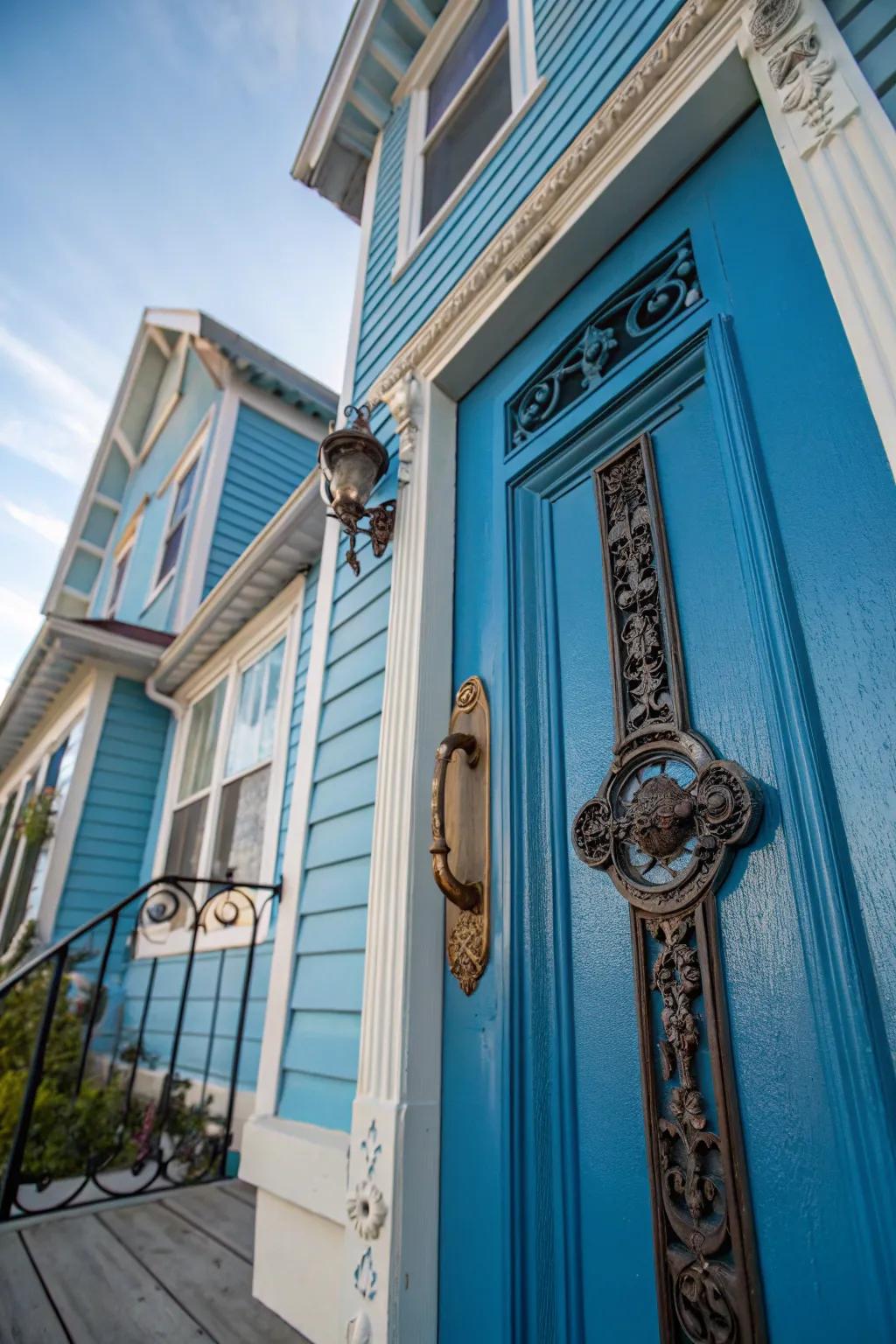 Unique door knobs add personality to your home&rsquo;s exterior.