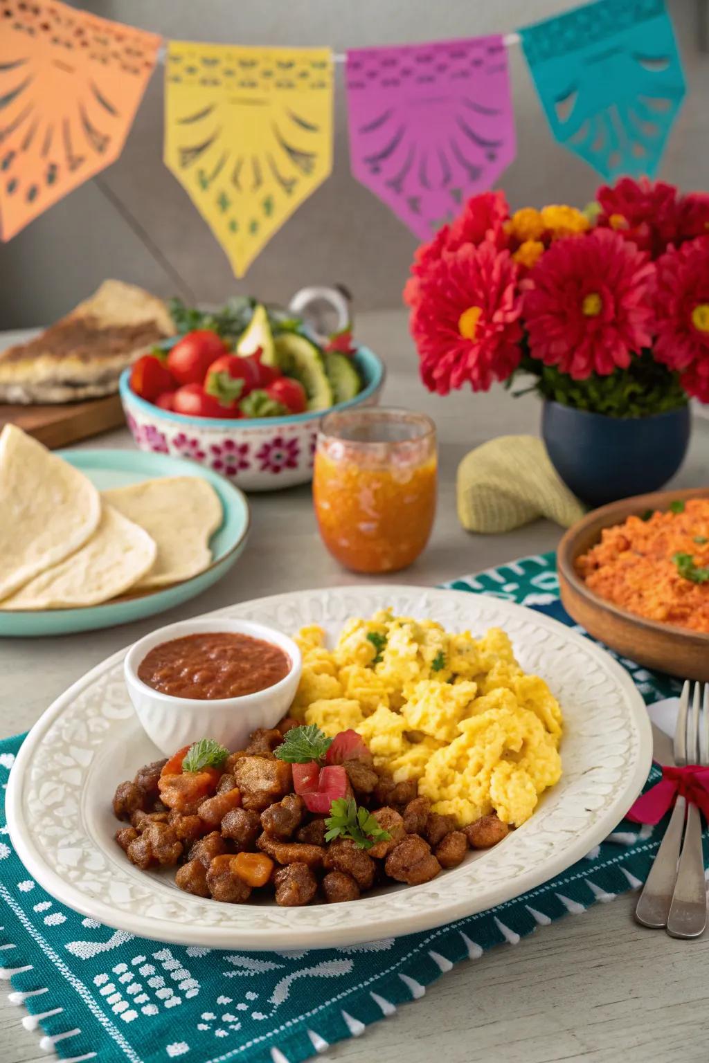 Bring the party to your morning with a festive breakfast fiesta.