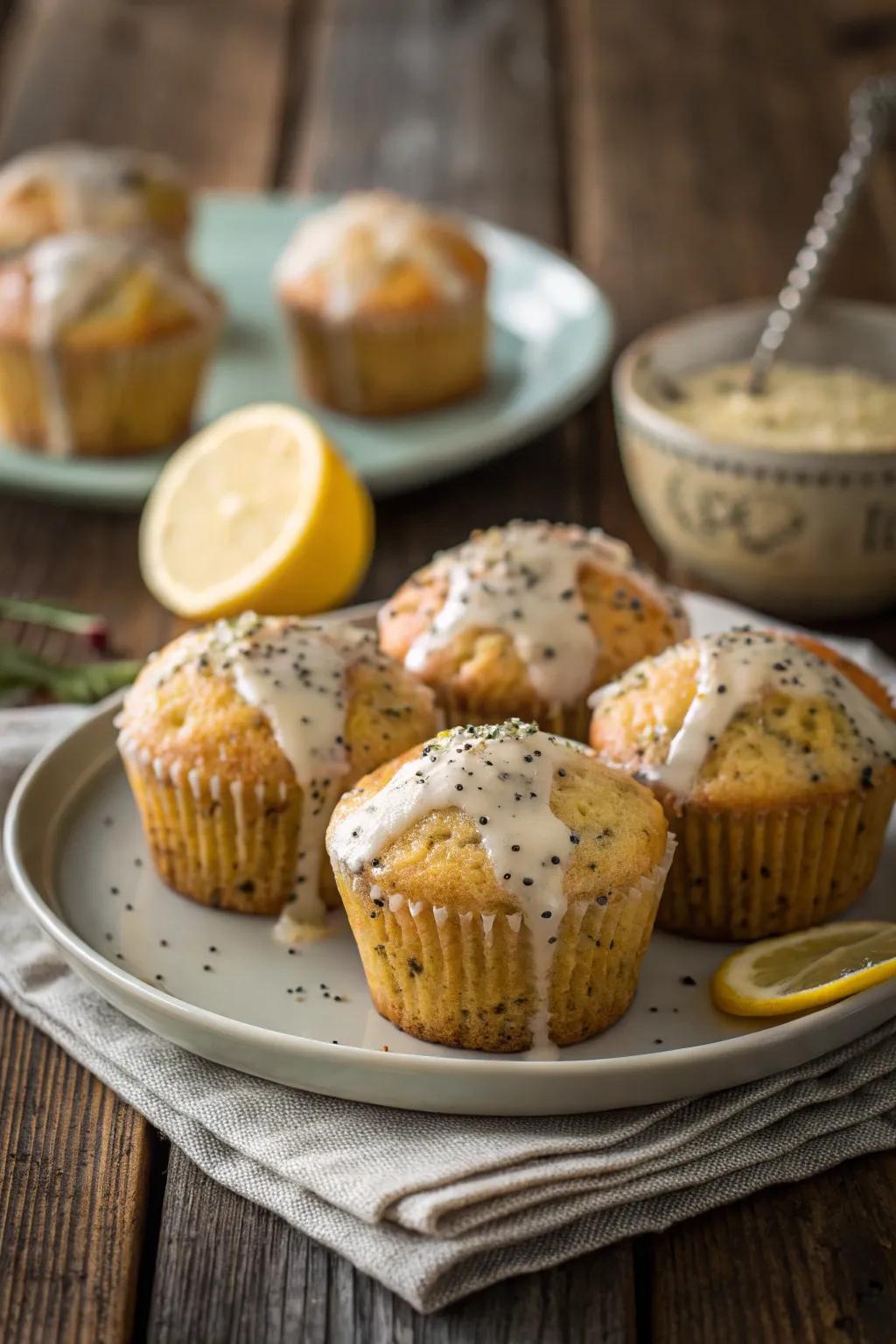 Citrus muffins that bring a burst of sunshine.