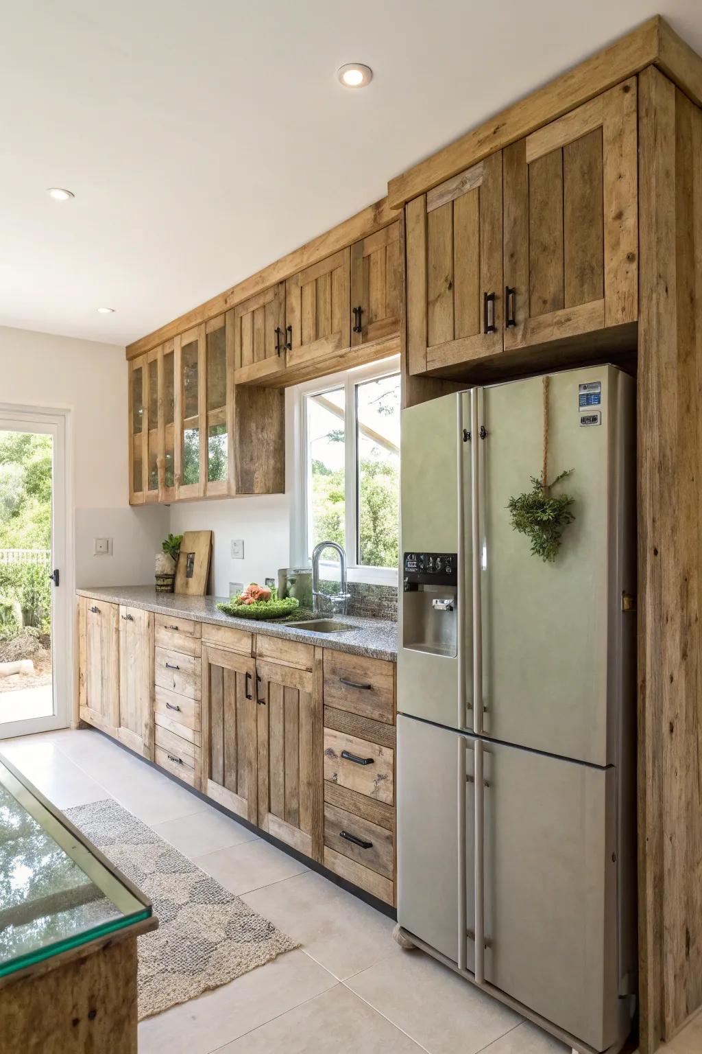 Eco-friendly materials can make beautiful and sustainable cabinet designs.