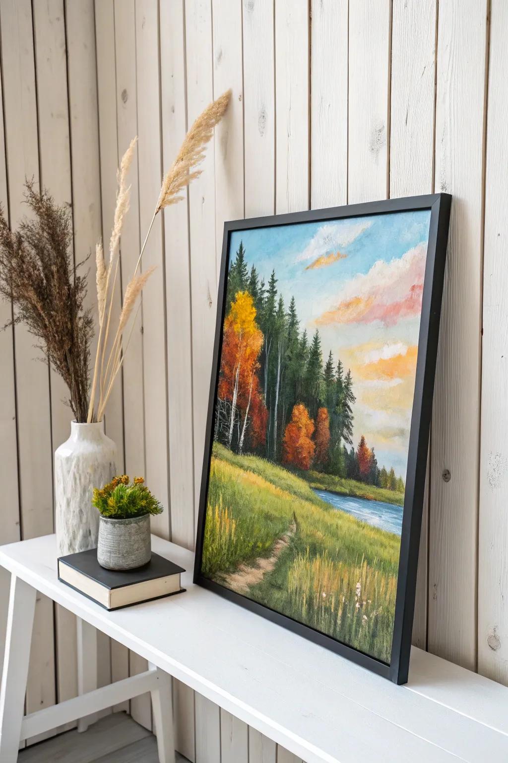 Encapsulate the charm of the seasons in a minimalist masterpiece.