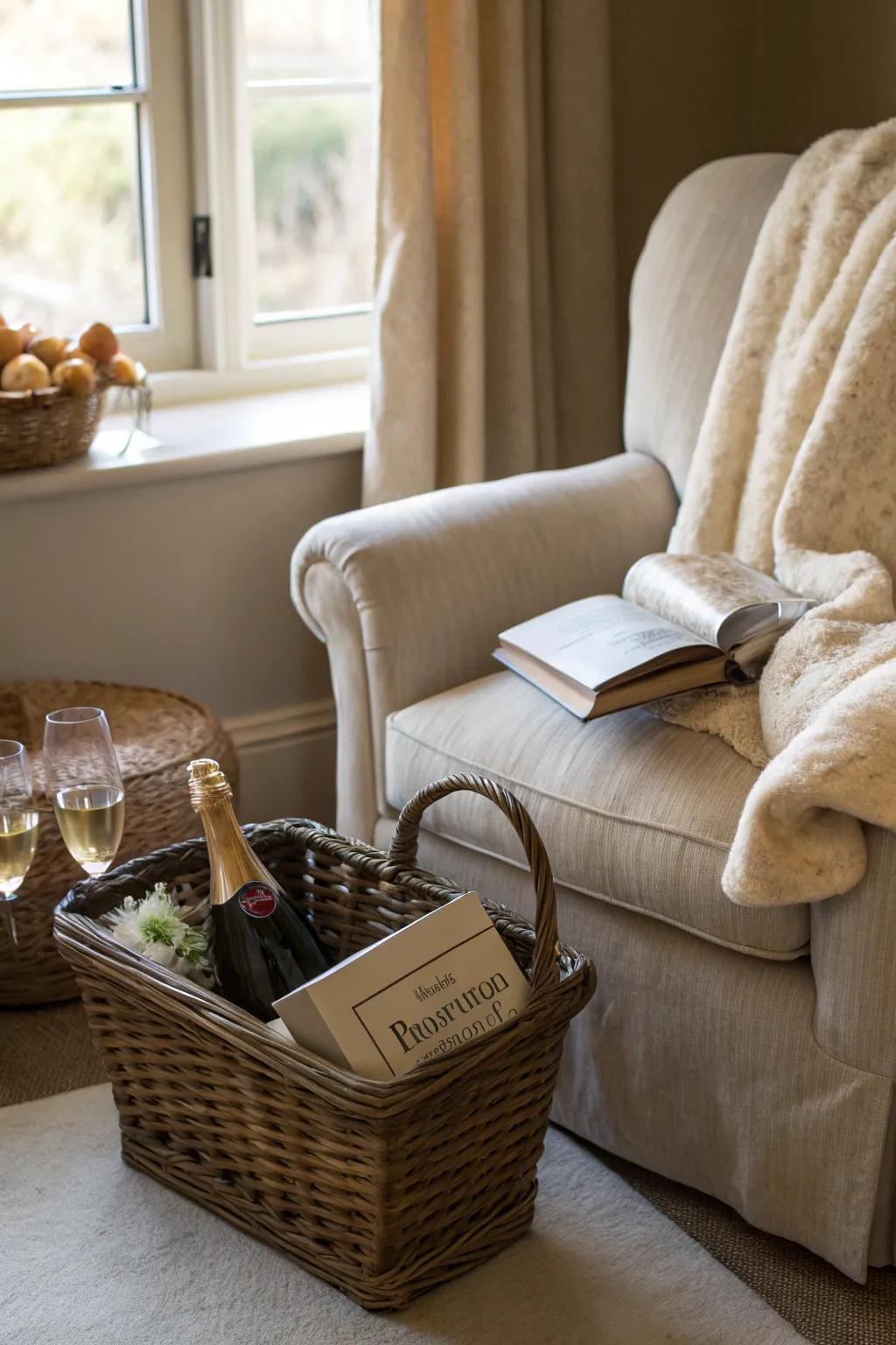 Cozy Night with a blanket and a novel.