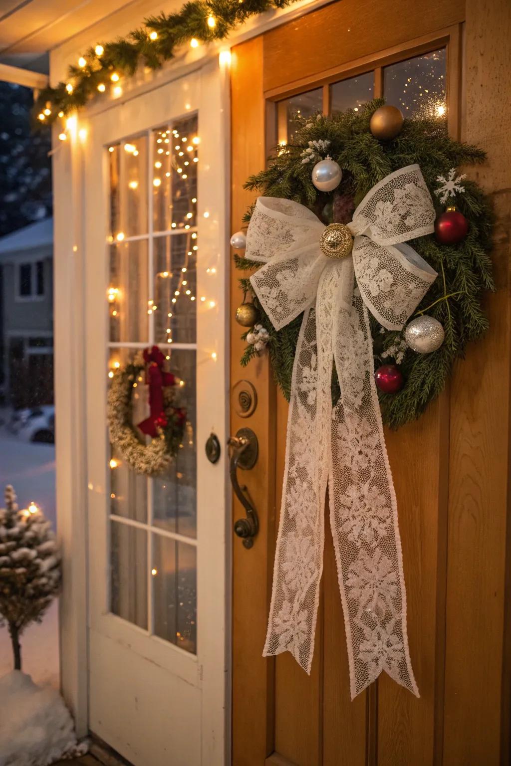 Invoke nostalgia utilizing a vintage charm bow.