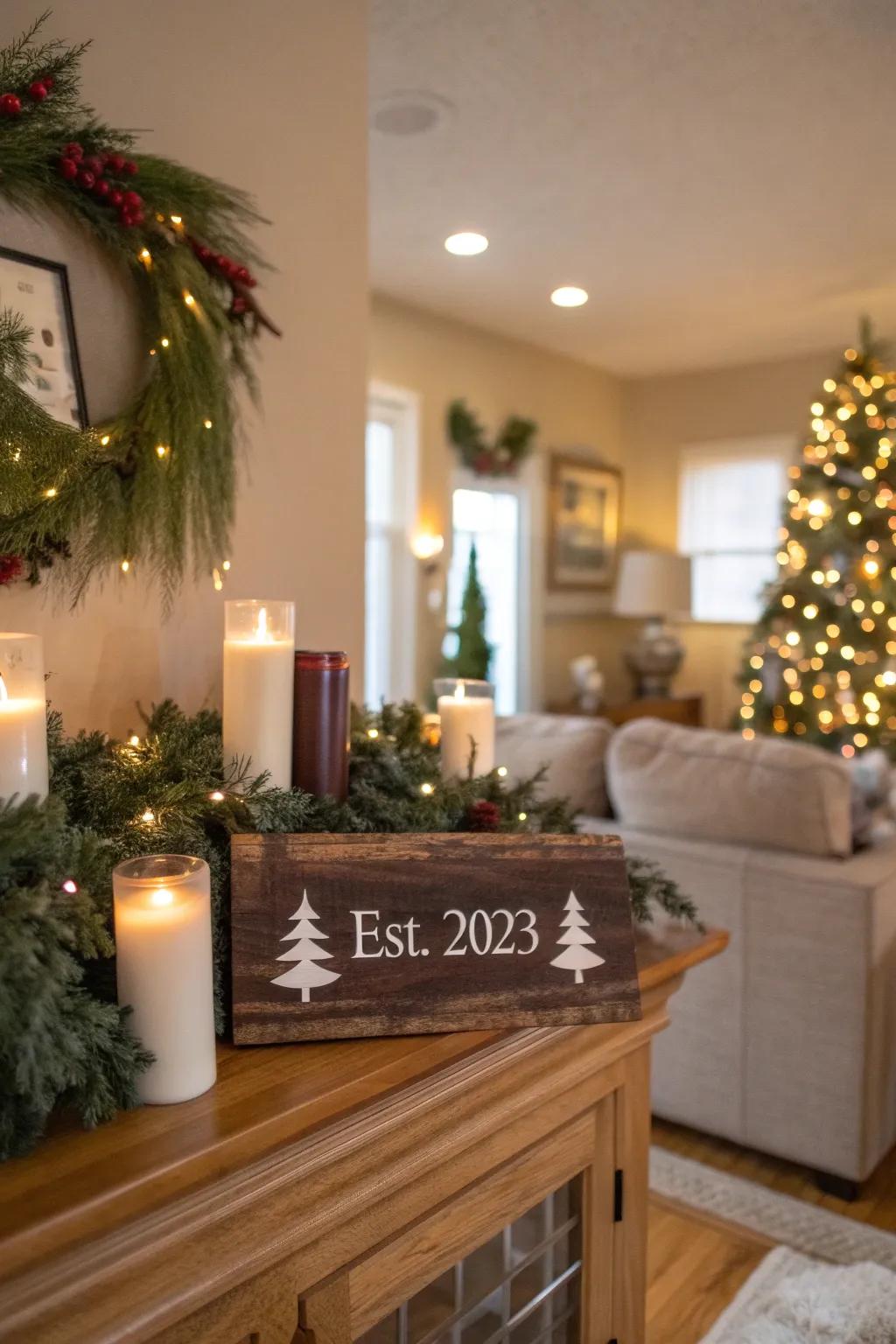 Craft cherished memories with a personalized family placard.