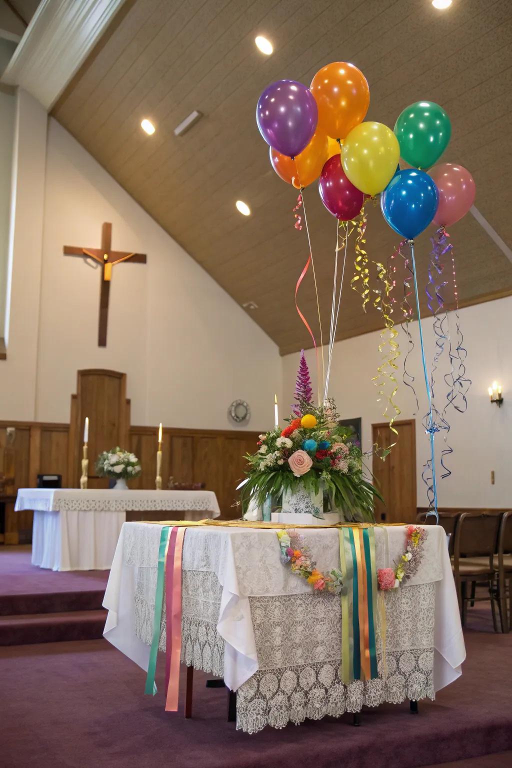 Festive centerpieces bring joy and celebration to any gathering.