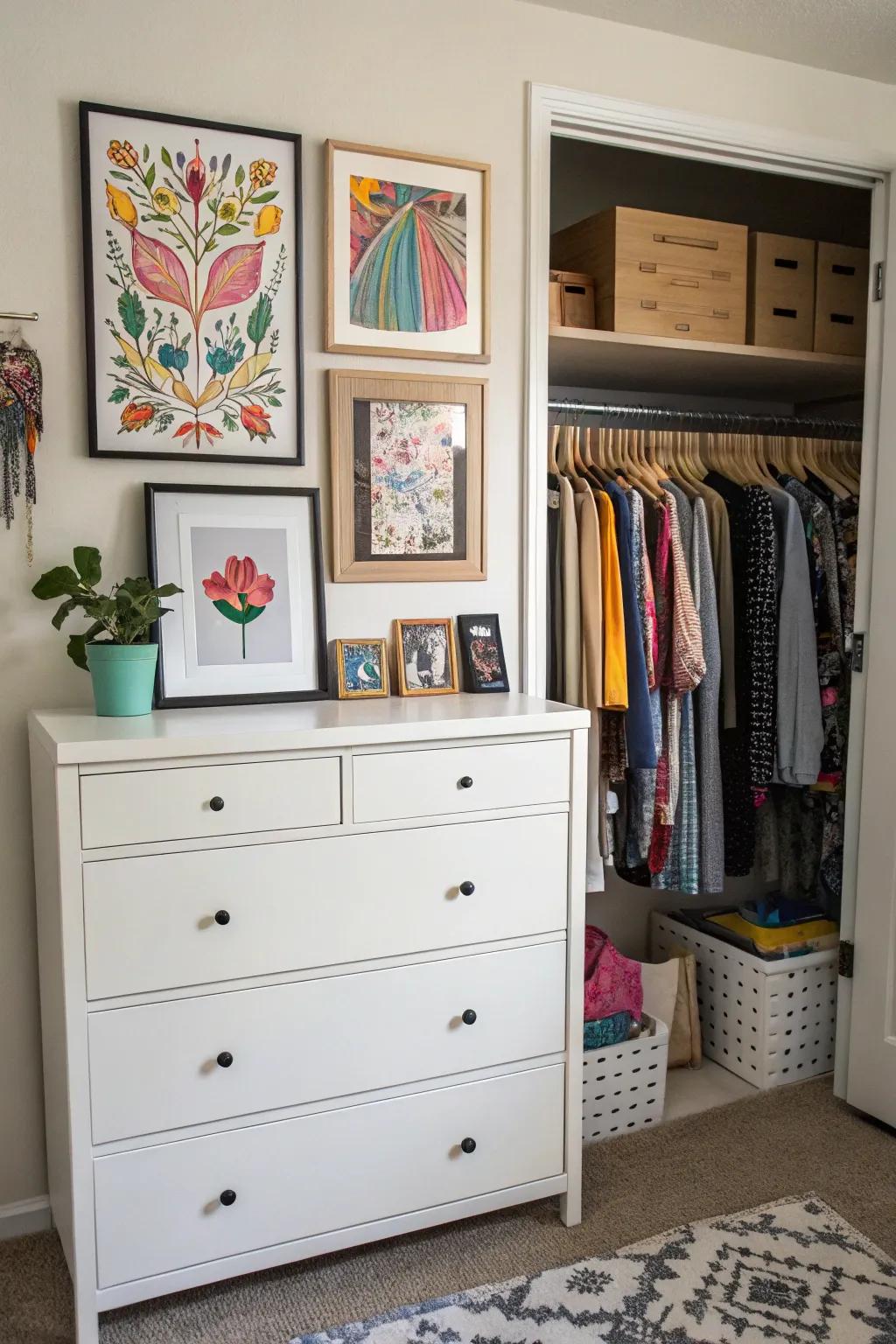 Artistic work adding a personal and inspiring touch.