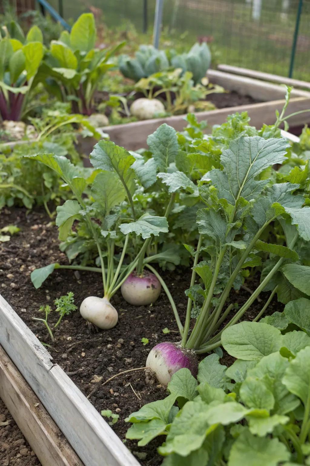 Root veggies and legumes, enhance soil health and garden diversity.